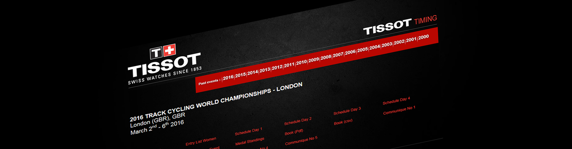 Themed banner image which is based on the page context