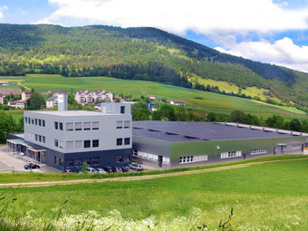 Swiss Timing office building in Corgemont