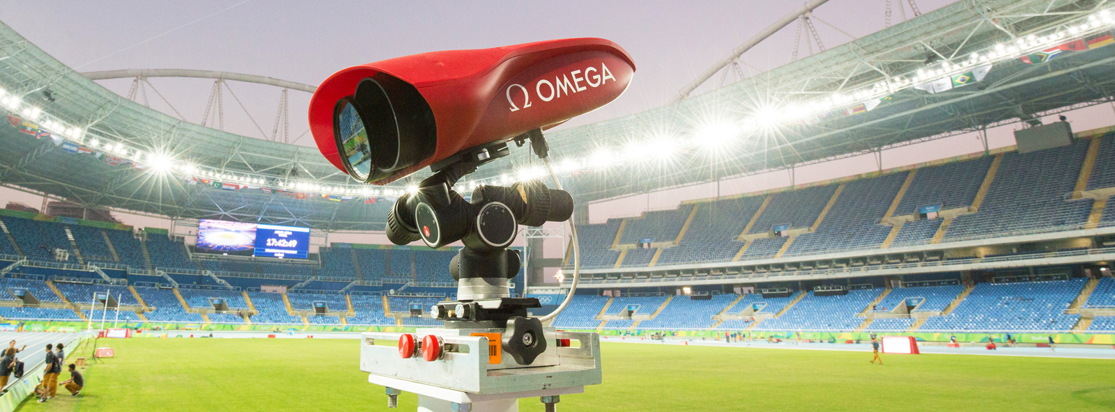 Omega Camera in a sports arena